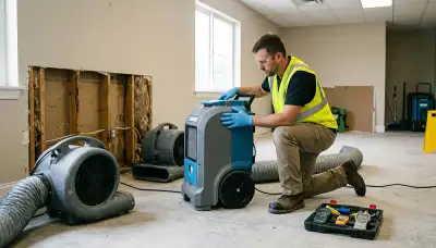 Structural drying equipment for water damage restoration in Sparks, NV homes
